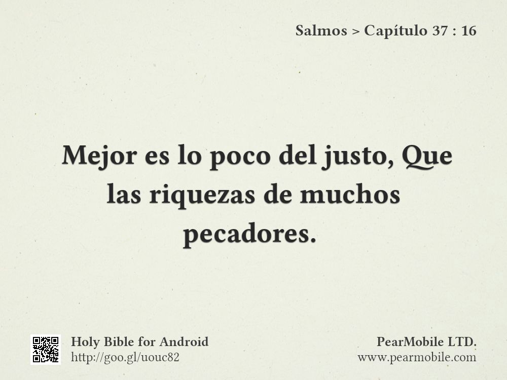 Salmos, Capítulo 37:16